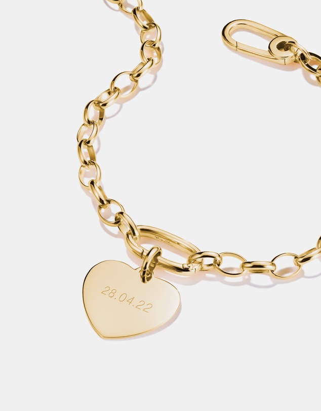 THOMAS SABO - THOMAS SABO Connect Charm big heart Gold