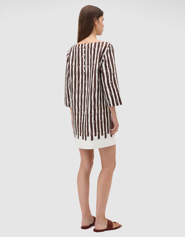 Oroton - Bamboo Print Shift Dress
