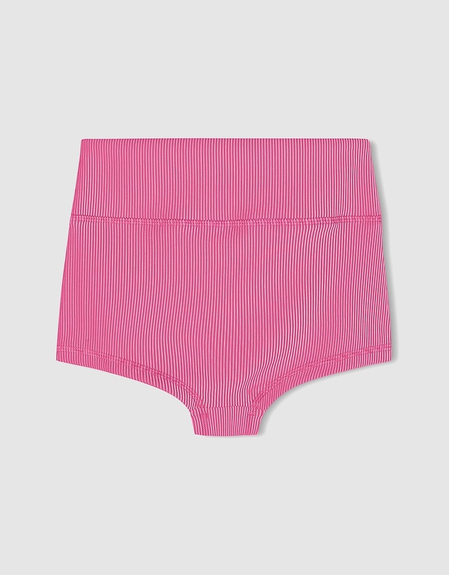 Zulu & Zephyr Mini - Mini Stripe Rib Boy Shorts - Kids