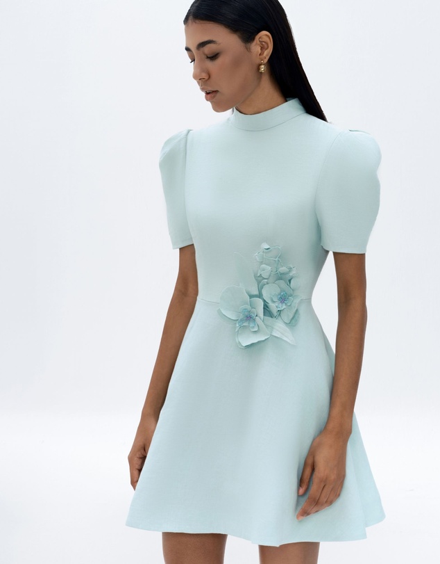 JUSTIN TONG - Noa Linen Mini Dress