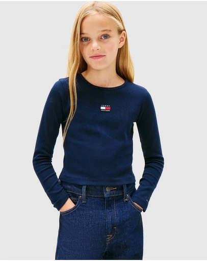 Tommy Hilfiger - Heritage Extra Slim LS T-Shirt - Kids