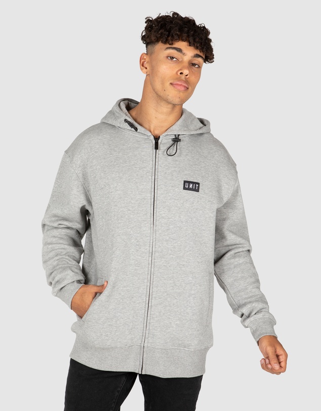 UNIT - UNIT Stack Mens Zip Thru Hoodie