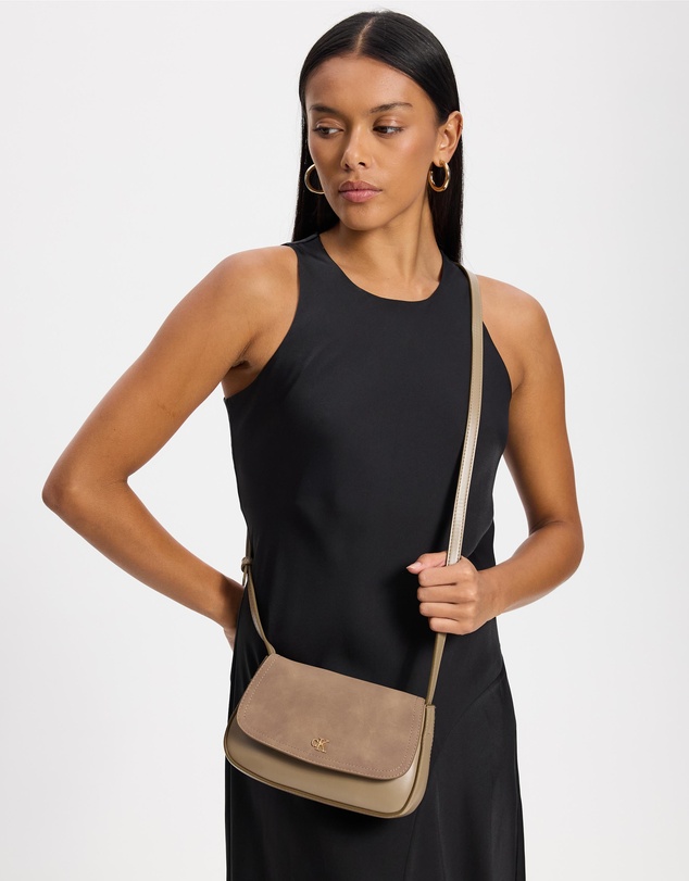 Calvin Klein - Brushed Flap Camera Bag