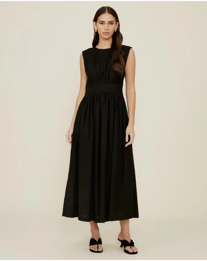 The Fated - Gallery Sleeveless Waisted Midi Dress