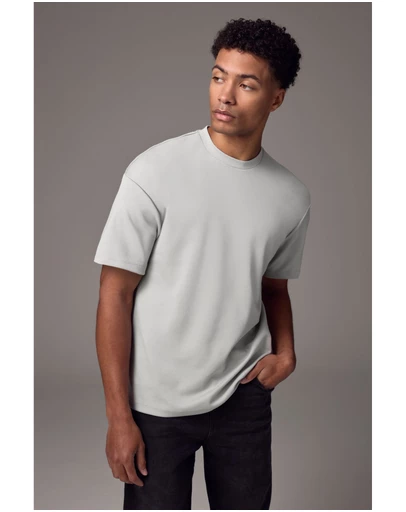 NEXT - 100% Cotton Heavyweight T-Shirt Relaxed Fit