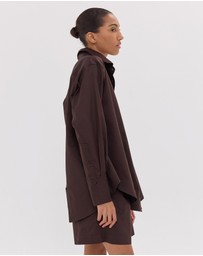Cloth & Co. - The Split Back Shirt | Brazil Nut