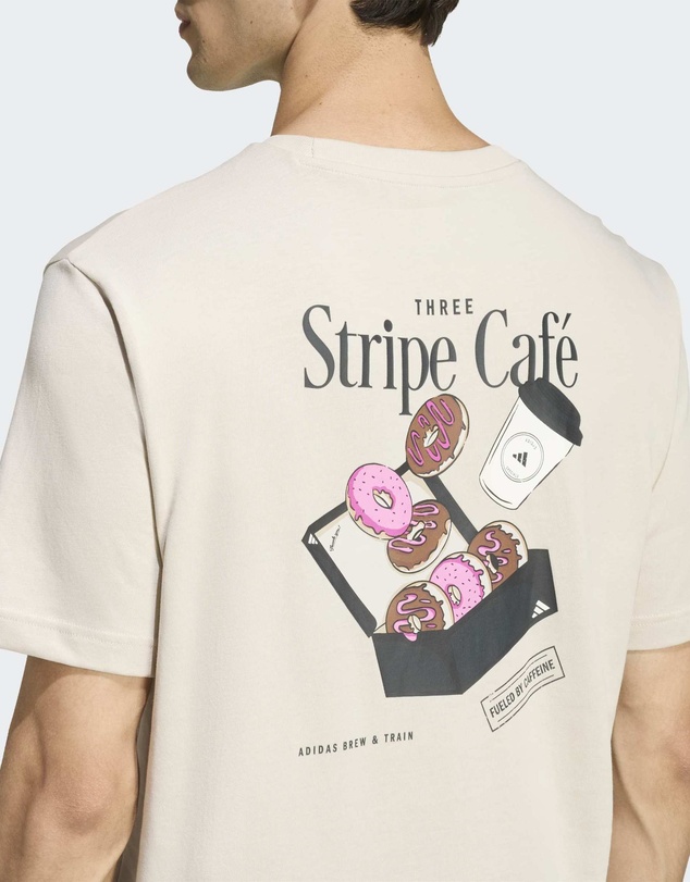 adidas Sportswear - COFFEE CAFE DONUT BOX GRAPHIC T-SHIRT Mens