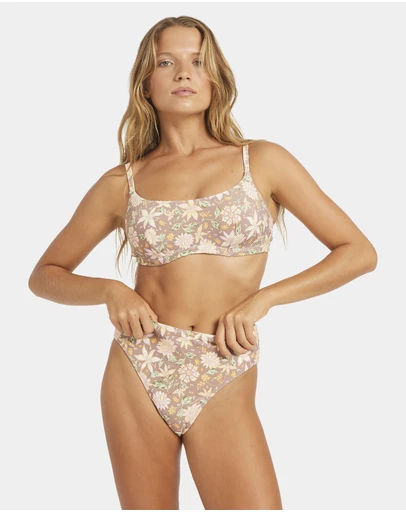 Roxy - Womens Garland High Waist Bikini Bottom