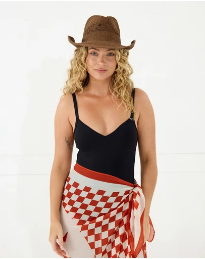 Morgan & Taylor - Beckett Cowboy Fedora in Brown