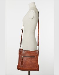 Evity - Ari Leather Large Crossbody Bag