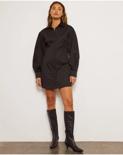 AERE - Organic Cotton Poplin Mini Dress