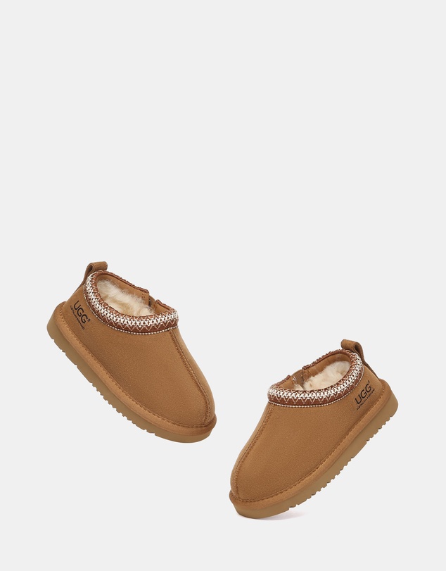 EVERAU - Australian Shepherd Ugg Tay Kids Cow Suede Upper House Shoes