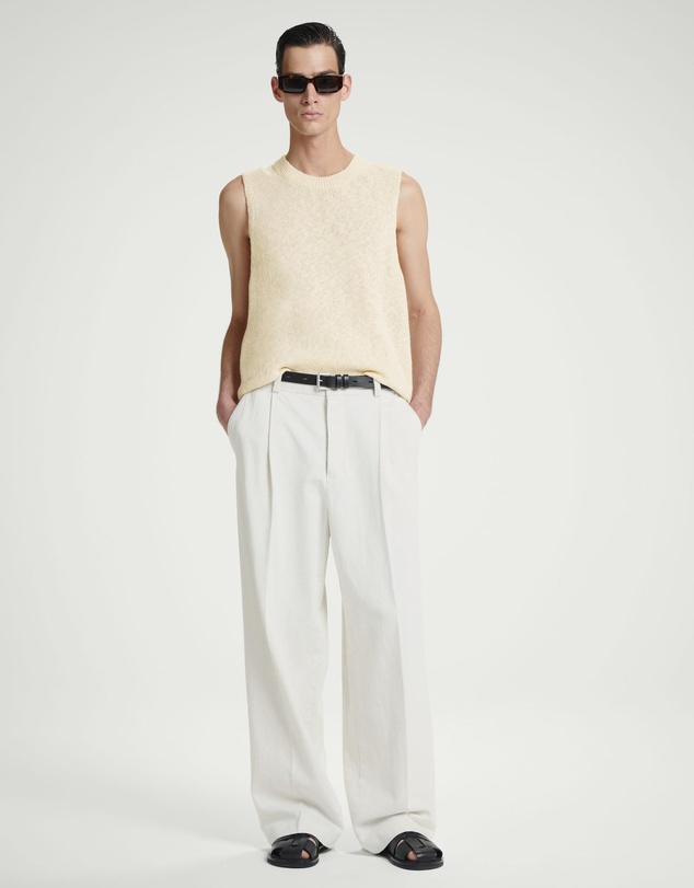 COS - Relaxed MelangeKnit Cotton Vest