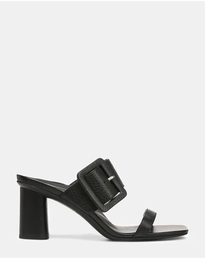 Vionic - Brookell Heeled Sandal - Black Leather