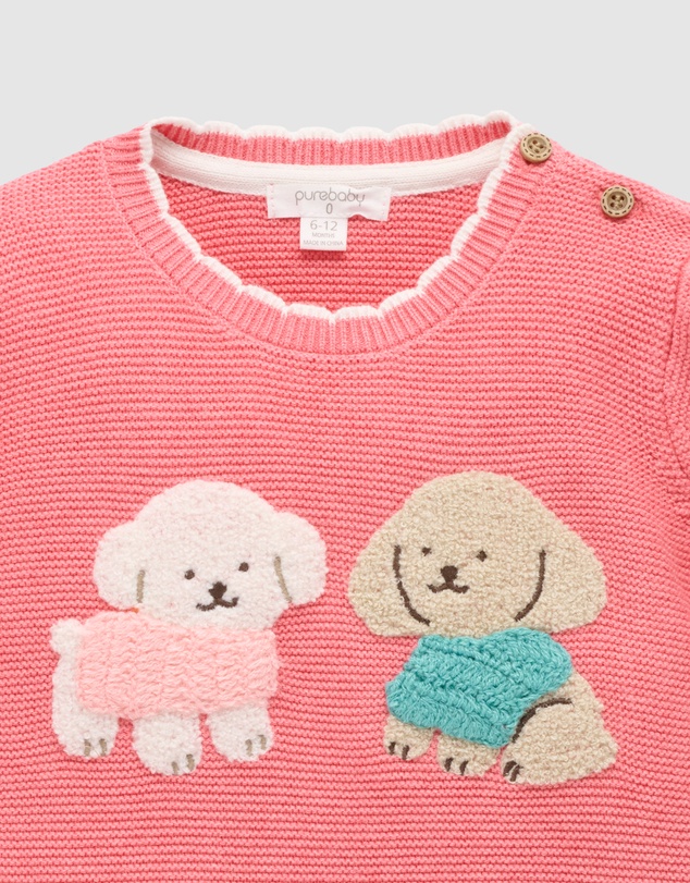 Purebaby - Puppy Jumper-Kids-Babies