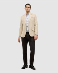 Politix - Single Breasted Textured Tailored Blazer