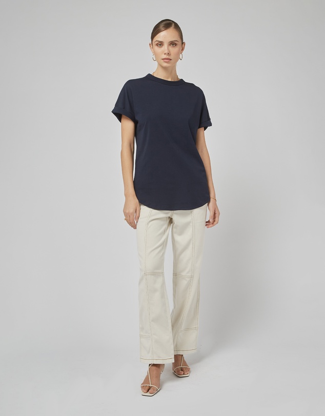 DRICOPER DENIM - Slouchy Navy Tee