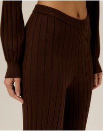 Tussah - Willow Ribbed Knit Wide Leg Pants