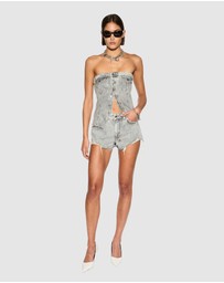 Ksubi - RETRO BUSTIER DIME KRYSTAL