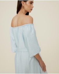 The Fated - Adjustable Neck Midi Dress