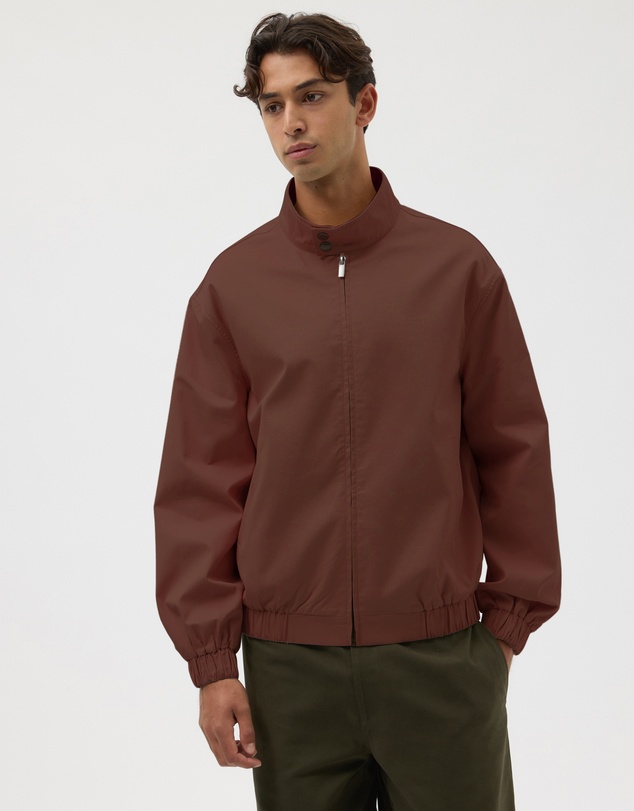 AERE - Organic Cotton Bomber Jacket