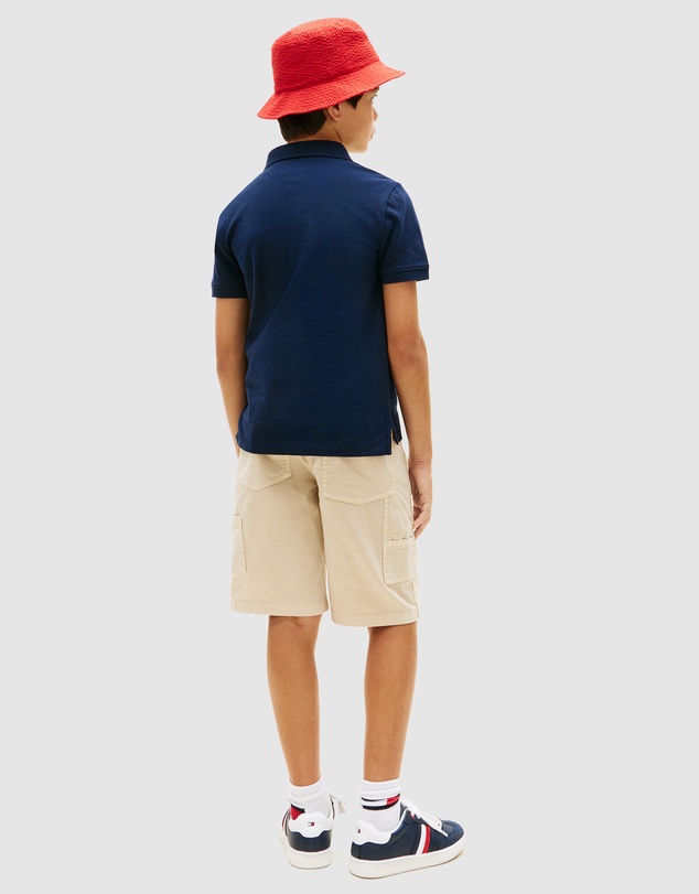 Tommy Hilfiger - Boys Regular Fit Wavy Flag Polo Shirt - Kids