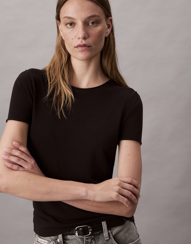 Calvin Klein - Fine Rib Slim T-Shirt