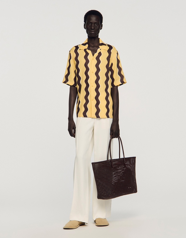 Sandro - Braided Tote Messenger