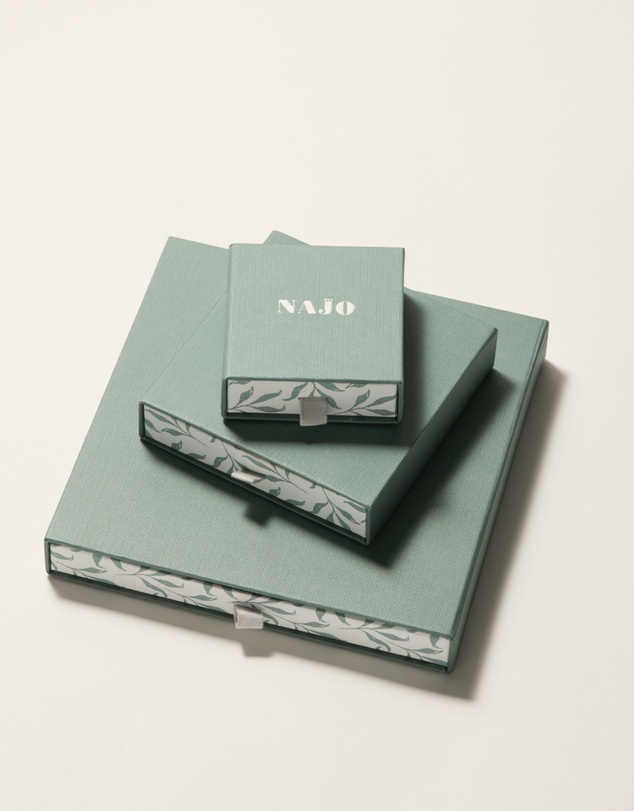 Najo - La Muse Yellow Gold Stud Earrings