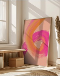 Olive et Oriel - Color Strokes No 13 by Treechild Art Print