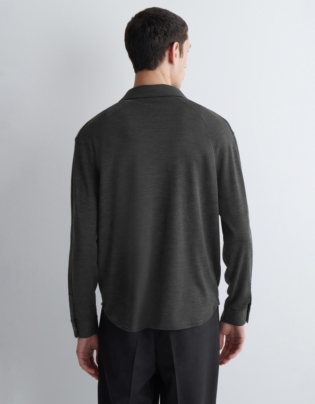 COS - Wool-Blend Jersey Shirt