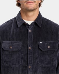 Quiksilver - Mens Venturo Cord Long Sleeve Shirt