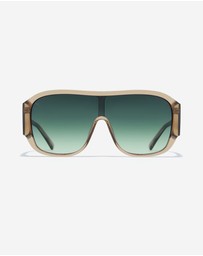 Hawkers Co - Hawkers - Feroe - cream green forest Sunglasses for Men and Women UV400