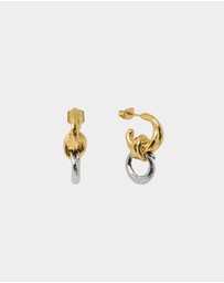 Forcast - Samra Two Tone Earrings