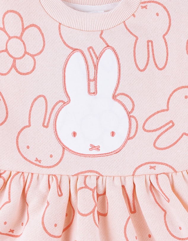 Kynd Baby - Miffy Sweater Dress In Baby Pink