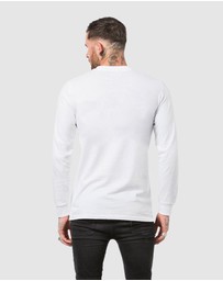 DVNT - Saxon Embroidery Long Sleeve Tee