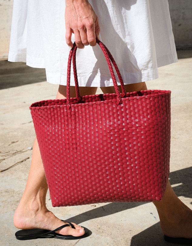 Mimmi Terra - Woven Eco Tote Amarena