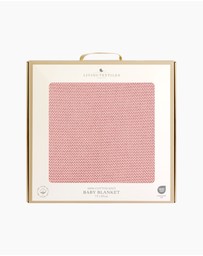 Living Textiles - Pram Knitted Blanket - Dusty Rose