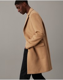 Calvin Klein - Slim Brushed Wool Coat