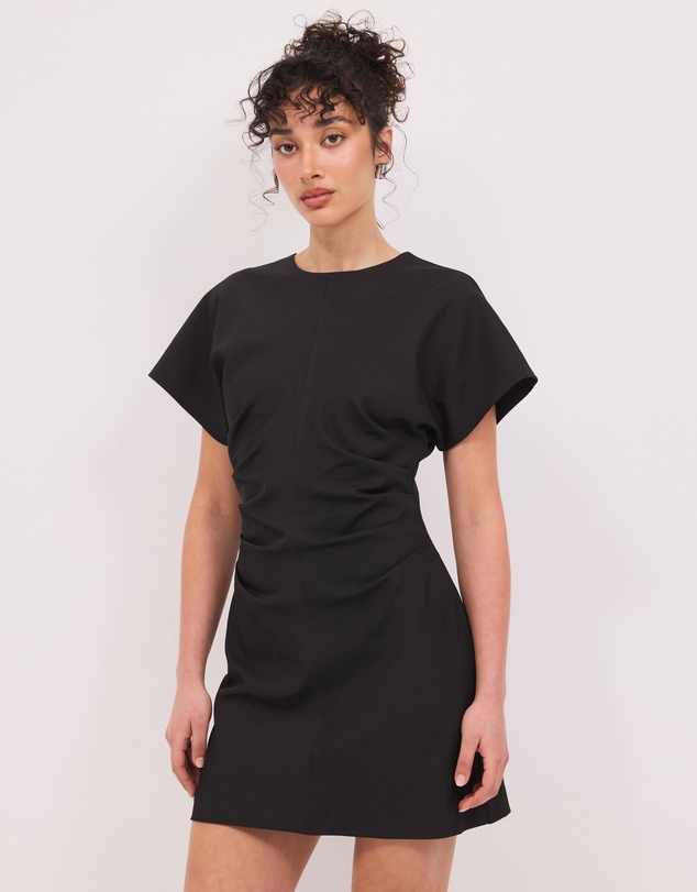 Calli - Saige Suiting Cinched Mini Dress