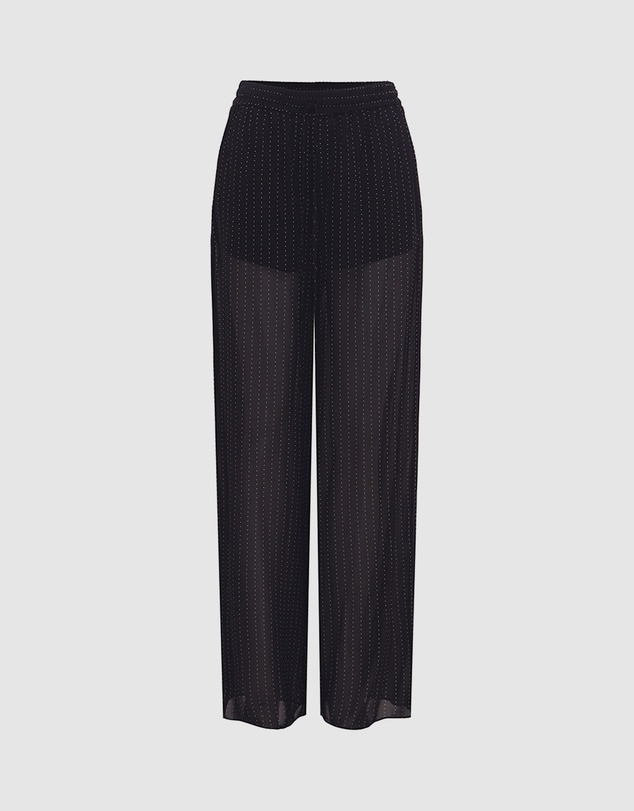 Shona Joy - Irving Polka Dot Sheer Pants