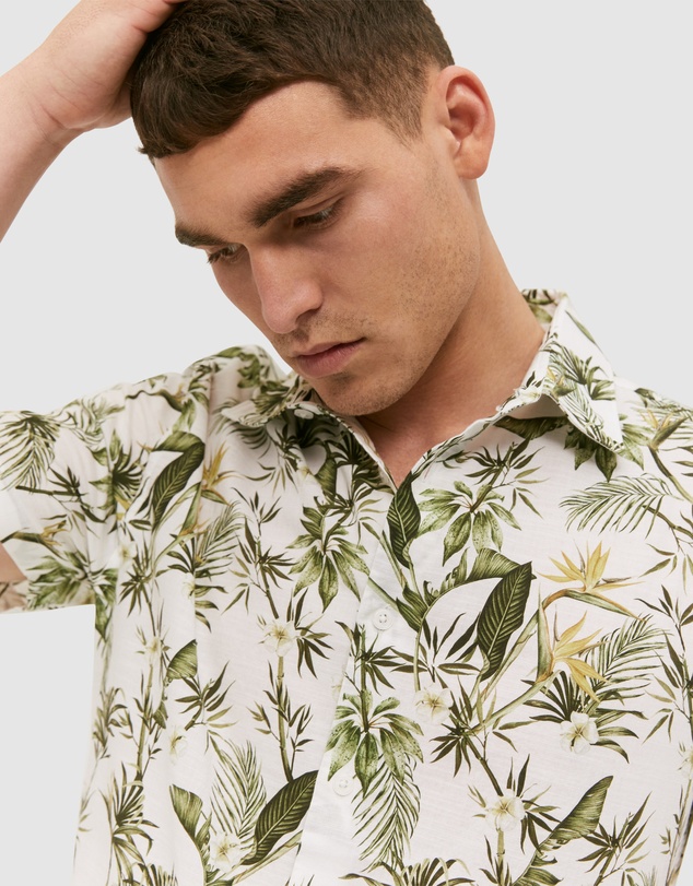 SABA - Lennox Short Sleeve Classic Print Shirt