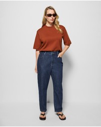 Commonry - The High Rise Crop Girlfriend Jean
