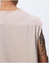Surrounded By Ghosts - The Galena Cotton Rib Tail Muscle T-Shirt