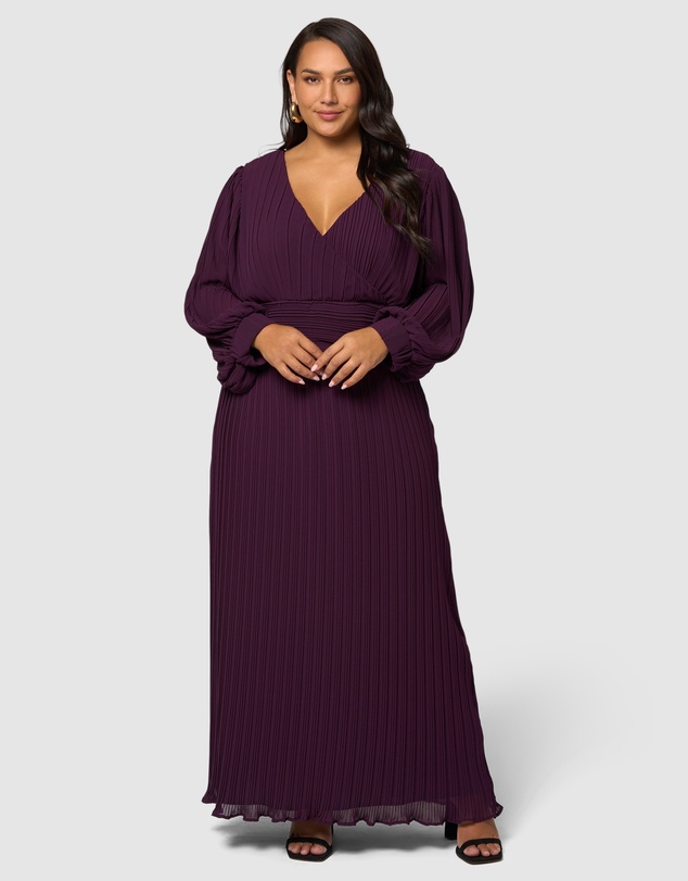 Pink Dusk by Curve Project - Secret Rendezvous Maxi Dress