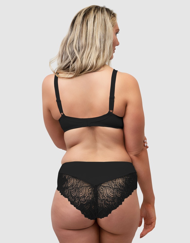 Naturana - Side Smoothing Organic Cotton Wirefree Minimiser Bra