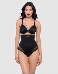 Miraclesuit Shapewear - Sexy Sheer Shaping High Waist Thong