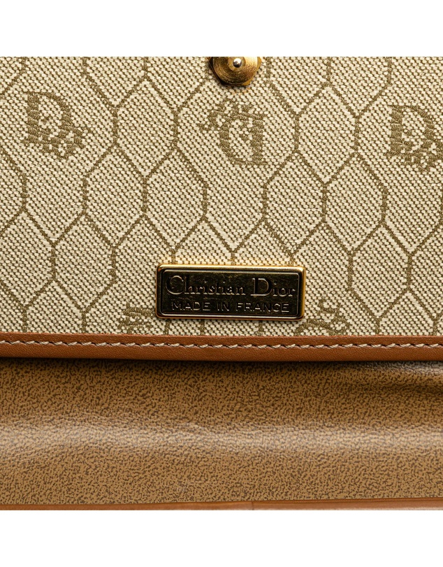 Pre-Loved by Azura Reborn - Pre-Loved Honeycomb Coated Canvas Chain Shoulder Bag