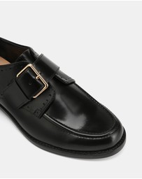 Wittner - Fredi Leather Monk Strap Loafers