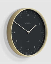 Newgate - Newgate Mr Clarke Clock Pale Wood Oil Grey Dial